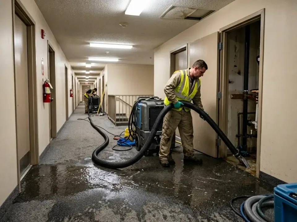 multi-unit-apartment-hallway-f-005 — frequently asked questions, Emergency Burst Pipe Water Extraction & Removal in Ballvill…